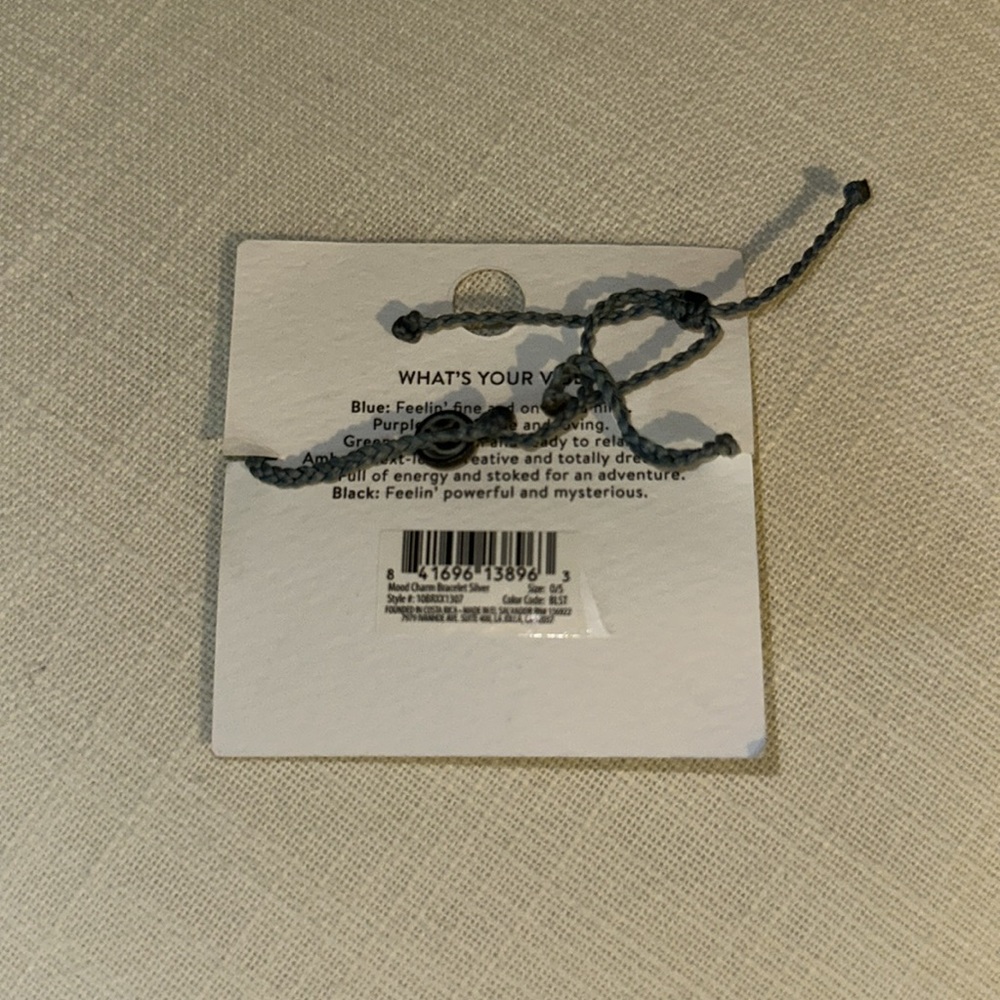 NWT Puravida Mood Charm Bracelet Silver - Picture 7 of 7